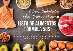 lista de alimentos formula 50s